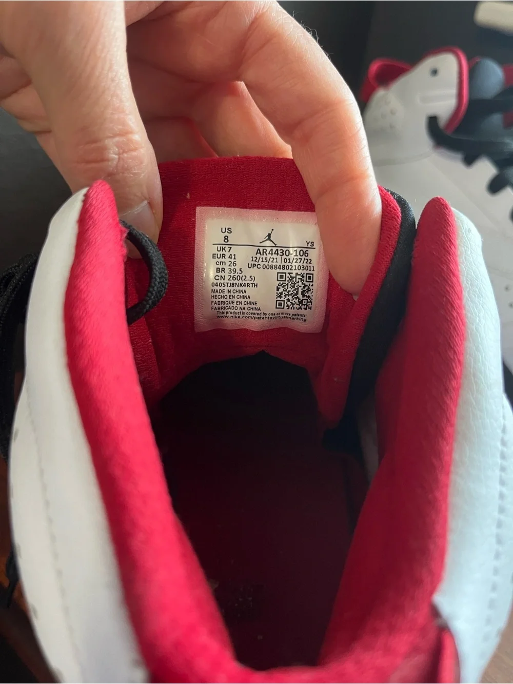 Nike Air Jordan Lift Off Basketball Shoes Men’s SZ 8 White Red AR4430-106